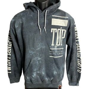 Twenty One Pilots Hoodie Sweatshirt S Blue Fleece Pullover Kangaroo Pocket Band